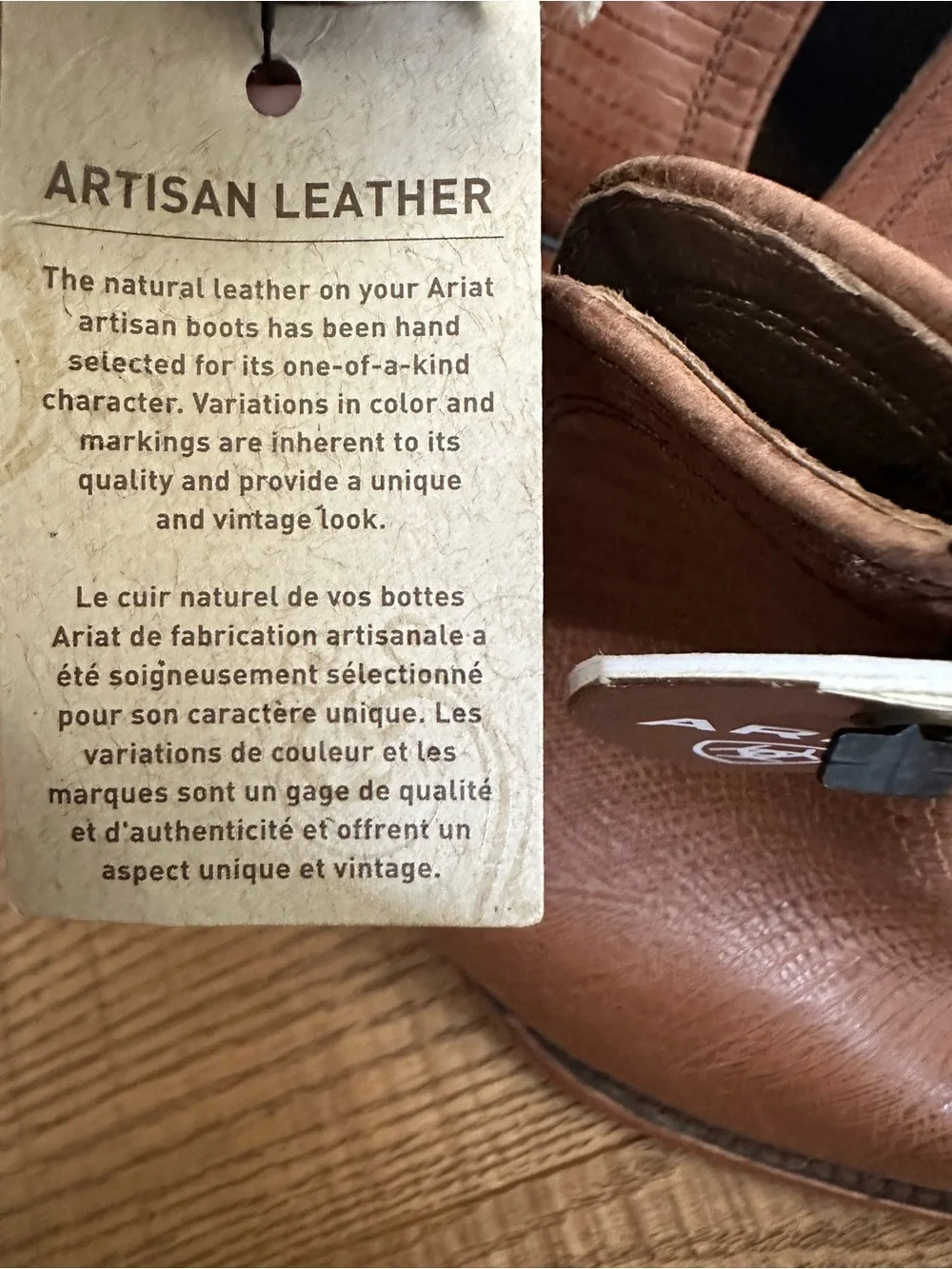 Ariat Dixon Toe Lizard Print Brown Boot Women 7.5